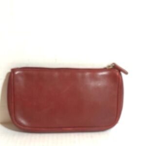 Coach Red Leather Clutch